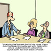 Cartoon: SO geht Experte! (small) by Karsten Schley tagged business,wirtschaft,fachleute,experten,arbeit,arbeitgeber,arbeitnehmer,lösungen