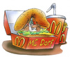 Cartoon: Mc Donalds (small) by HSB-Cartoon tagged mc donalds mcdonalds fastfood hamburger cheeseburger pommes cola fastfoodkette imbiss dorf village airbrush