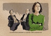 Cartoon: Baerbocks Qualifikationsmangel (small) by Guido Kuehn tagged baerbock,scholz,laschet,btw2021,wahl,misogynie