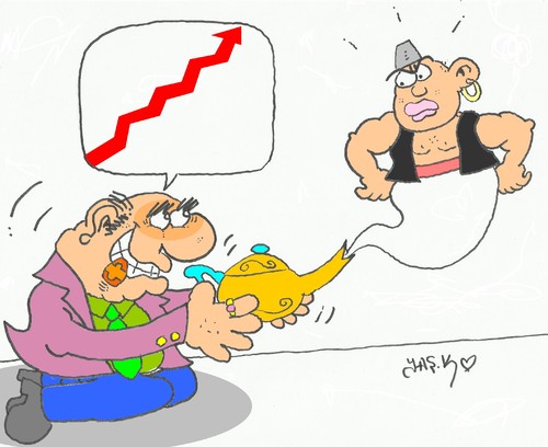 Cartoon: increase (medium) by yasar kemal turan tagged increase
