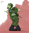 Cartoon: NATkenstein (small) by Emanuele Del Rosso tagged nato,ukraine,russia