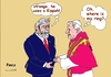 Cartoon: Lula and the Pope (small) by Fusca tagged politicians,pope,third,world,corruption,immorality,religion