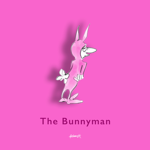 Cartoon: Bunnyman (medium) by helmutk tagged culture