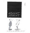 Cartoon: Apsent (small) by helmutk tagged business