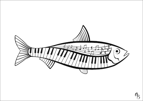Cartoon: Fisch - Royale (medium) by Back tagged fisch,fauna,cartoon