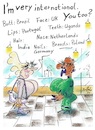 Cartoon: Very international (small) by TomPauLeser tagged very,international,butt,breast,lip,lips,face,beauty,teeth,fingernail,nails,too,netherland,brazil,uganda,uk,poland,portugal,cosmetic,lifting,botox,silicon,surgery