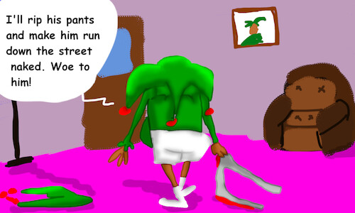 Cartoon: new exercise pants (medium) by sal tagged cartoon,comic,mr,froggy,frogy,frog
