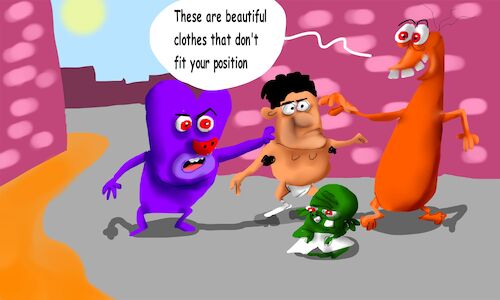 Cartoon: space goofs (medium) by sal tagged cartoon,comic