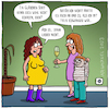 Cartoon: Ein Glas kann nicht schaden? (small) by Arghxsel tagged alkohol,schwangerschaft,gift,embryo,sekt,gläschen,kind,behindert,schädigung,in,utero,tabu