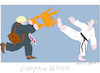 Cartoon: Boris versus Putin (small) by gungor tagged putin,versus,boris,johnson,10