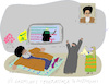 Cartoon: Cyber attacks (small) by gungor tagged middle,east