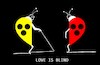 Cartoon: Love is Blind... (small) by berk-olgun tagged love,is,blind