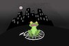 Cartoon: Village Frog... (small) by berk-olgun tagged village,frog