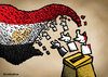 Cartoon: Egypt election (small) by svitalsky tagged egypt,election,vote,wahl,fight,voting,cartoon,illustration,color,svitalsky,svitalskybros,flag,agypten