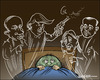 Cartoon: Nightmares (small) by jeander tagged nightmares,putin,le,pen,erdogan,trump