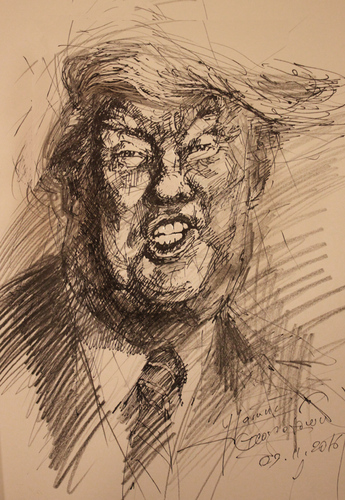Cartoon: My name is Trump and I am a Dick (medium) by ylli haruni tagged donald,trump