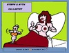 Cartoon: Gallantry (small) by cartoonharry tagged gallantry,nymph,cartoon,cartoonist,cartoonharry,dutch,toonpool