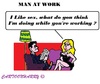 Cartoon: Working (small) by cartoonharry tagged sex,work,like
