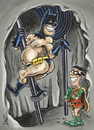 Cartoon: batman y robin (small) by pali diaz tagged superhero batman