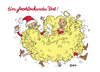Cartoon: Ein frohlockendes Fest! (small) by BiSch tagged christmas,angel,santa,claus,hair,weihnachtsmann,weihnachten,locken,blond