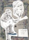 Cartoon: Bard Vytautas Babravicius (small) by Kestutis tagged bard,sketch,art,kunst,kestutis,lithuania,music