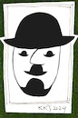 Cartoon: Image influencer (small) by Kestutis tagged image influencer hat mustache beard kestutis lithuania postcard