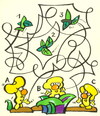 Cartoon: Task. (small) by Kestutis tagged airplane,task,wald,forest,nature,kestutis,lithuania,pilze,chanterelle,adventure,pfifferlinge,mushroom,kinder,kid,children