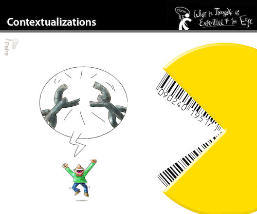 Cartoon: Contextualizations (medium) by PETRE tagged context,freiheit,geld,market,kontext,liberty
