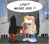 Cartoon: Corona Maske her (small) by Trumix tagged corona,hotline,verdacht,panik,hamsterkäufe,vorratskäufe,virus,atemmaske