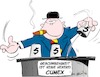 Cartoon: CumEx Huetchenspieler unter uns (small) by Trumix tagged cumex,steuerraub,banker,raubzug,deutschland