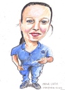 Cartoon: Marina (small) by jjjerk tagged marina,darndale,dublin,spanish,ireland,cartoon,caricature,blue,spain
