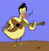 Cartoon: Duck Singing (small) by tonyp tagged arp,green,duck,animal,bird,tavern,arptoons