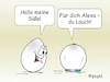 Cartoon: Alexa (small) by wista tagged alexa,sprachdienst,sprachservice,amazon,cloud,app,sprachassistent,frage,antwort,tip,ei,eier,echo,lautsprecher