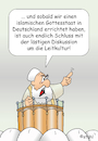 Cartoon: Leitkultur (small) by wista tagged islam,islamismus,gottesstaat,scharia,leitkultur,extremismus,staat,islamisten,religion,gott,allah,deutschland,merz,cdu,gewalt,macht