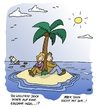 Cartoon: Einsame Insel (small) by achecht tagged einsam,insel,beziehung,paar,mann,frau,liebe,zusammen,ferien,urlaub,reise