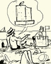 Cartoon: without the words (small) by Miro tagged wihoust,the,words