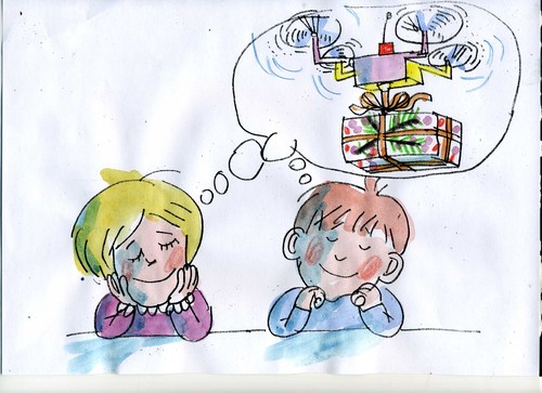Cartoon: Weihnachten (medium) by Jan Tomaschoff tagged wünsche,weihnachten,wünsche,weihnachten