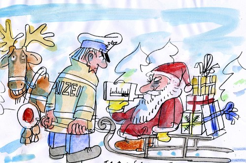 Cartoon: Weihnachtsmann 1 (medium) by Jan Tomaschoff tagged weihnachtwn,weihnachtwn