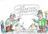 Cartoon: Integration (small) by Jan Tomaschoff tagged intergration,migration,ängste,toleranz