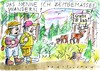 Cartoon: Meinstream Wandern (small) by Jan Tomaschoff tagged internet,natur,kommunikation
