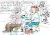 Cartoon: Organentnahme (small) by Jan Tomaschoff tagged transplantationen,zustimmungslösung,widerspruchslösung