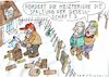 Cartoon: Spaltung (small) by Jan Tomaschoff tagged gesellschaft,spaltung,krise