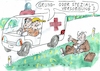 Cartoon: Versorgung (small) by Jan Tomaschoff tagged krankenhausreform,grundversorgung,spezialversorgung