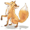 Cartoon: Emmanuel Macron fox (small) by Damien Glez tagged emmanuel,macron,fox