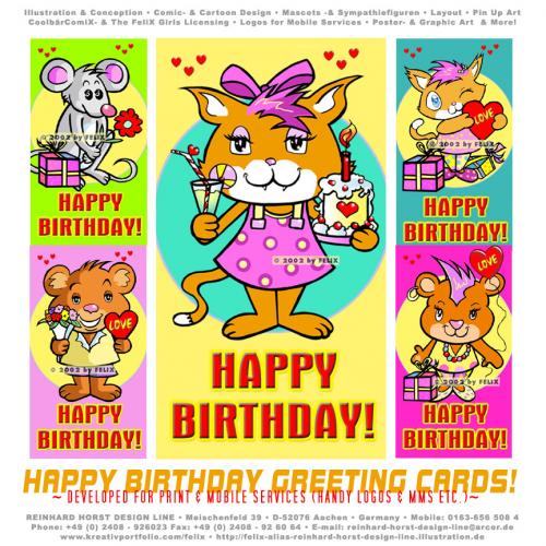 Funny birthday ecards and 3D animated cards.