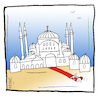 Cartoon: Hagia Sofia Moschee (small) by Hayati tagged hagia,sofia,ayasoyfa,aya,sophia,sofya,cami,müze,politik,policy,siyaset,karikatur,hayati,boyacioglu