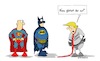 Cartoon: Captain Chaos (small) by Marcus Gottfried tagged supermann,batman,superman,helden,held,marvel,comic,us,sousa,trump,präsident,überschätzung,selbstüberschätzung,staunen,freunde,marcus,gottfried,cartoon,karikatur