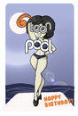 Cartoon: Pin-up toonpool girl (small) by Nicoleta Ionescu tagged toonpool,girl,anniversary