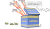 Cartoon: Büchse der Pandora (small) by Harm Bengen tagged büchse,der,pandora,raketen,kampfjets,leopard,panzer,bundeswehr,krieg,ukraine,russland,harm,bengen,cartoon,karikatur