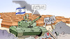 Cartoon: Geiseln befreit (small) by Harm Bengen tagged geiseln,befreit,gaza,rafah,israel,militär,panzer,krieg,sarg,särge,opfer,harm,bengen,cartoon,karikatur